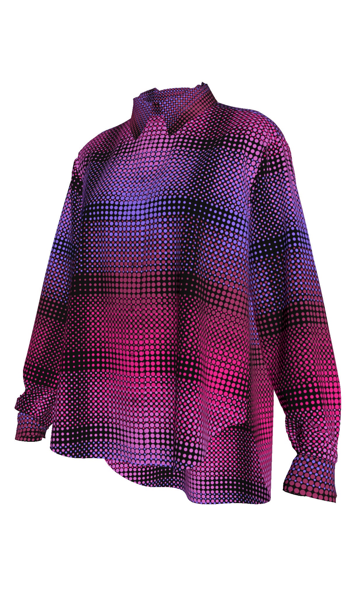 Berry Dot Gradient Shirt
