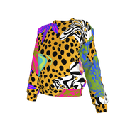 BruceGlen Cheetah Scramble Kid's Crew Neck Sweatshirt