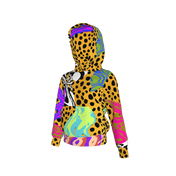 BruceGlen Cheetah Scramble Kid's Hoodie