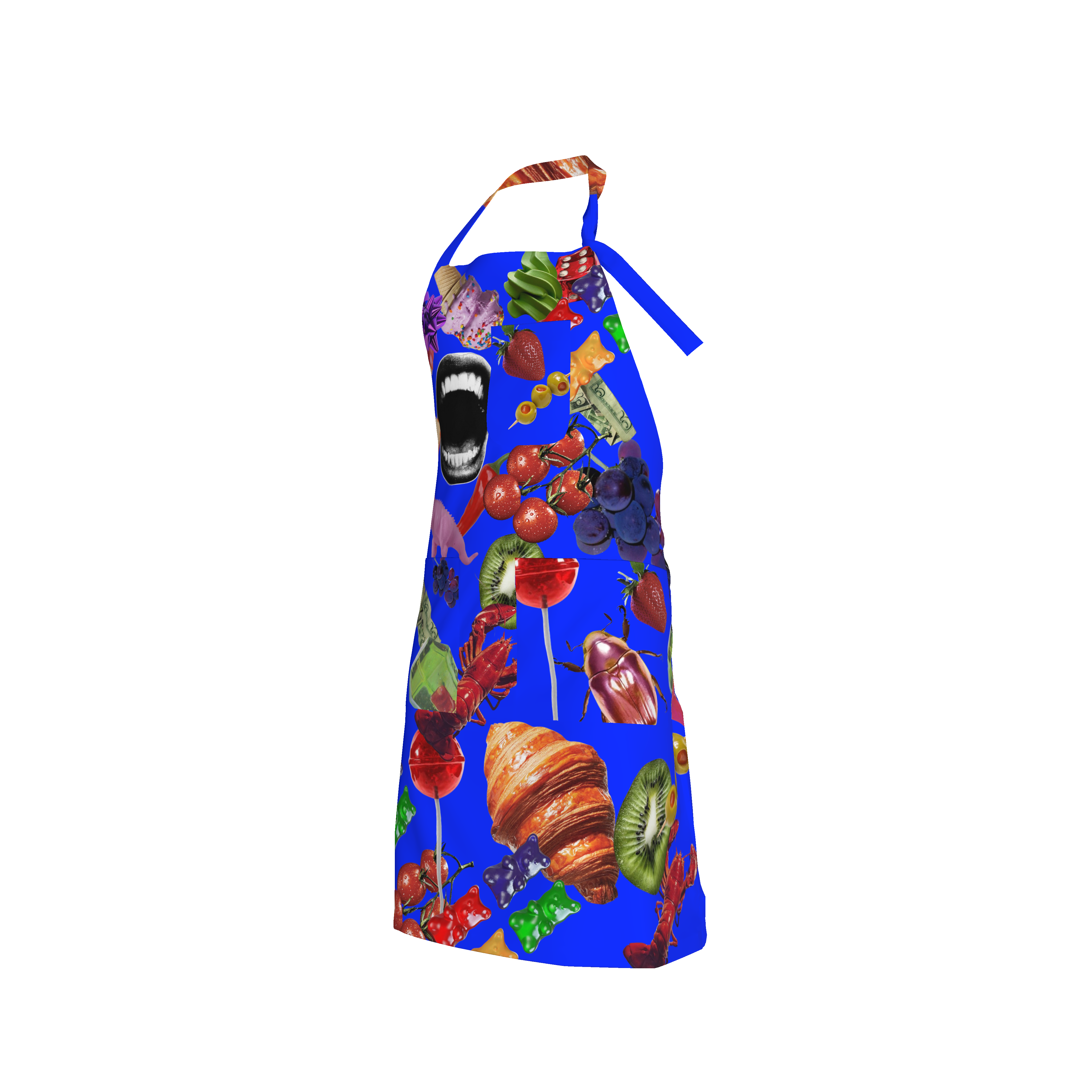 Blue Print Apron