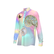 Muva Pearl Print Charmeuse Button-Up