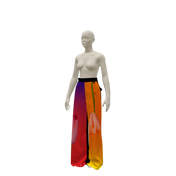 Twin Tulip Wide Leg Trousers