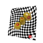 Olive Cocktail Napkin