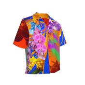 Party Orchid Cropped Camp Shirt