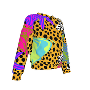 BruceGlen Cheetah Scramble Kid's Crew Neck Sweatshirt