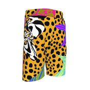 BruceGlen Cheetah Scramble French Terry Shorts