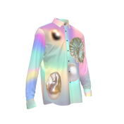 Muva Pearl Print Charmeuse Button-Up