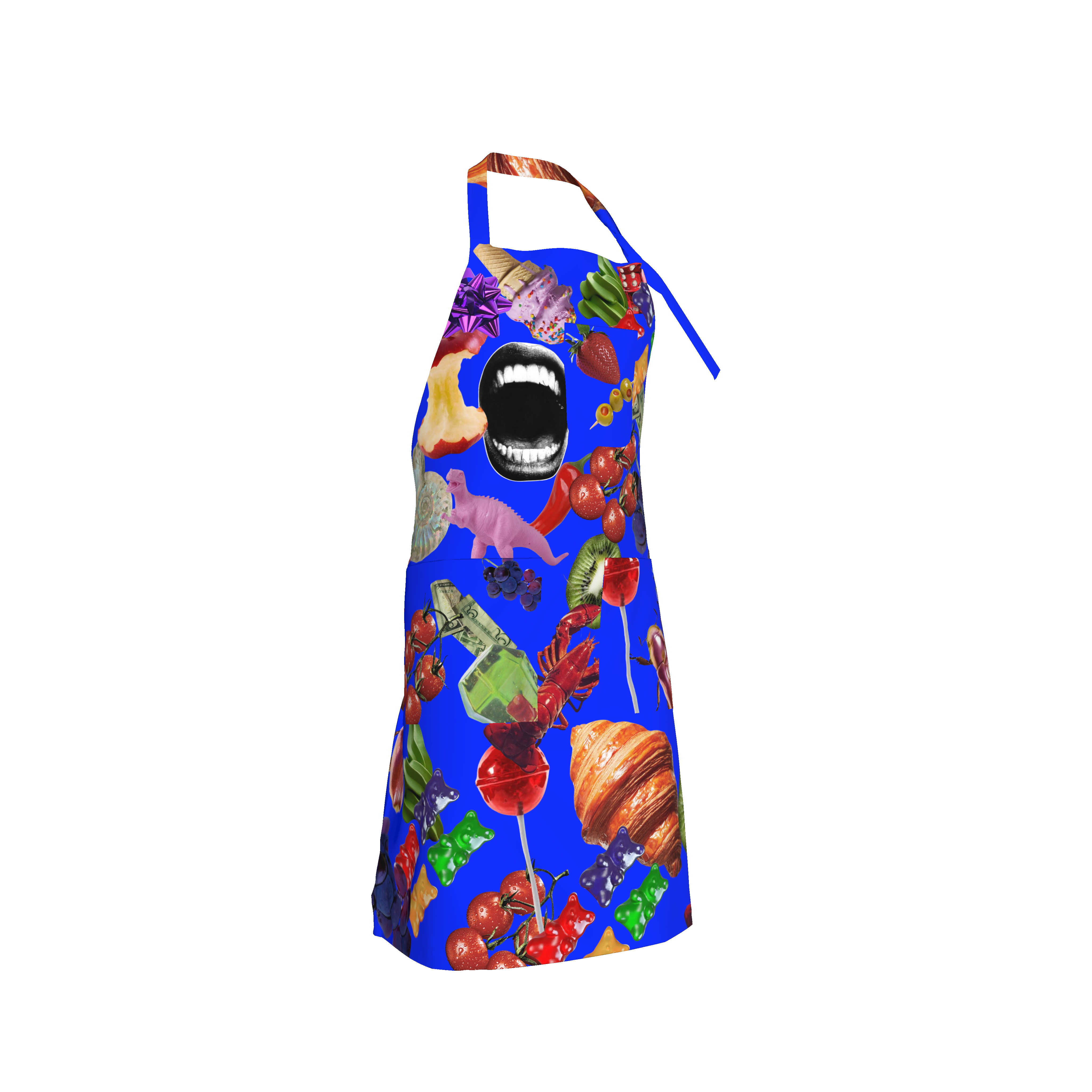 Blue Print Apron