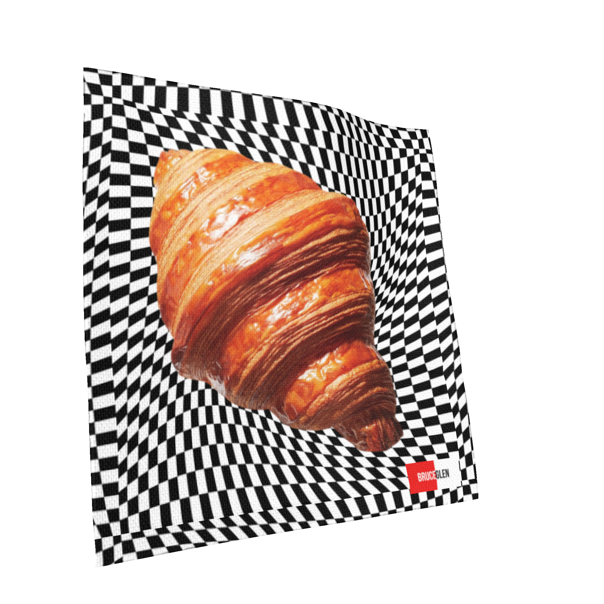 Crossaint Cocktail Napkin