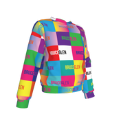 BruceGlen Logo Blocks Kid's Crew Neck Sweatshirt