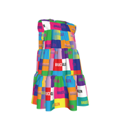 BruceGlen Logo Blocks Kid's Tiered Dress