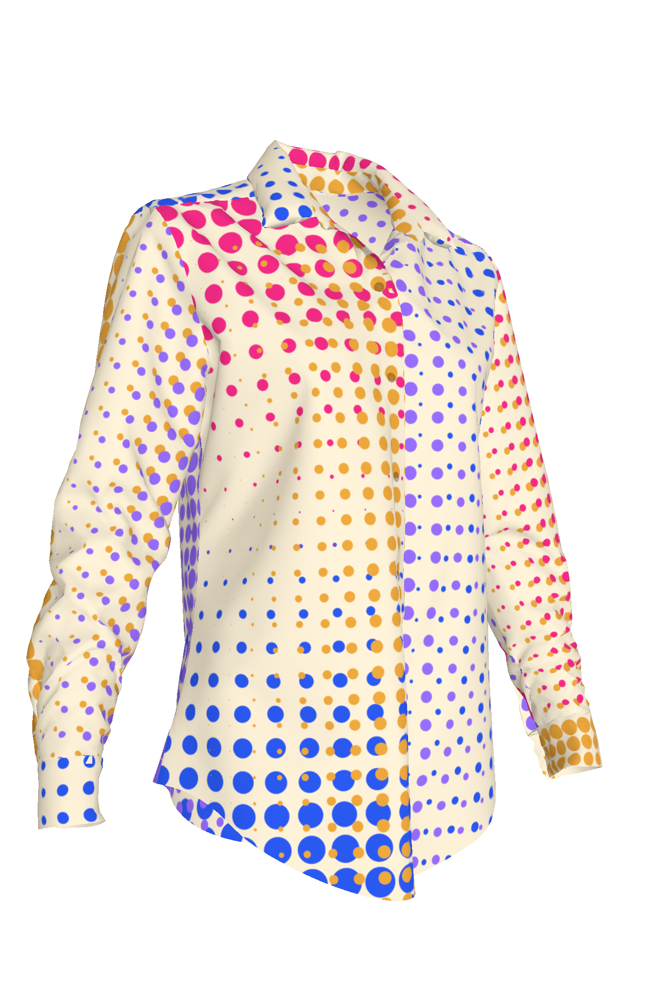 Creme Dots Shirt