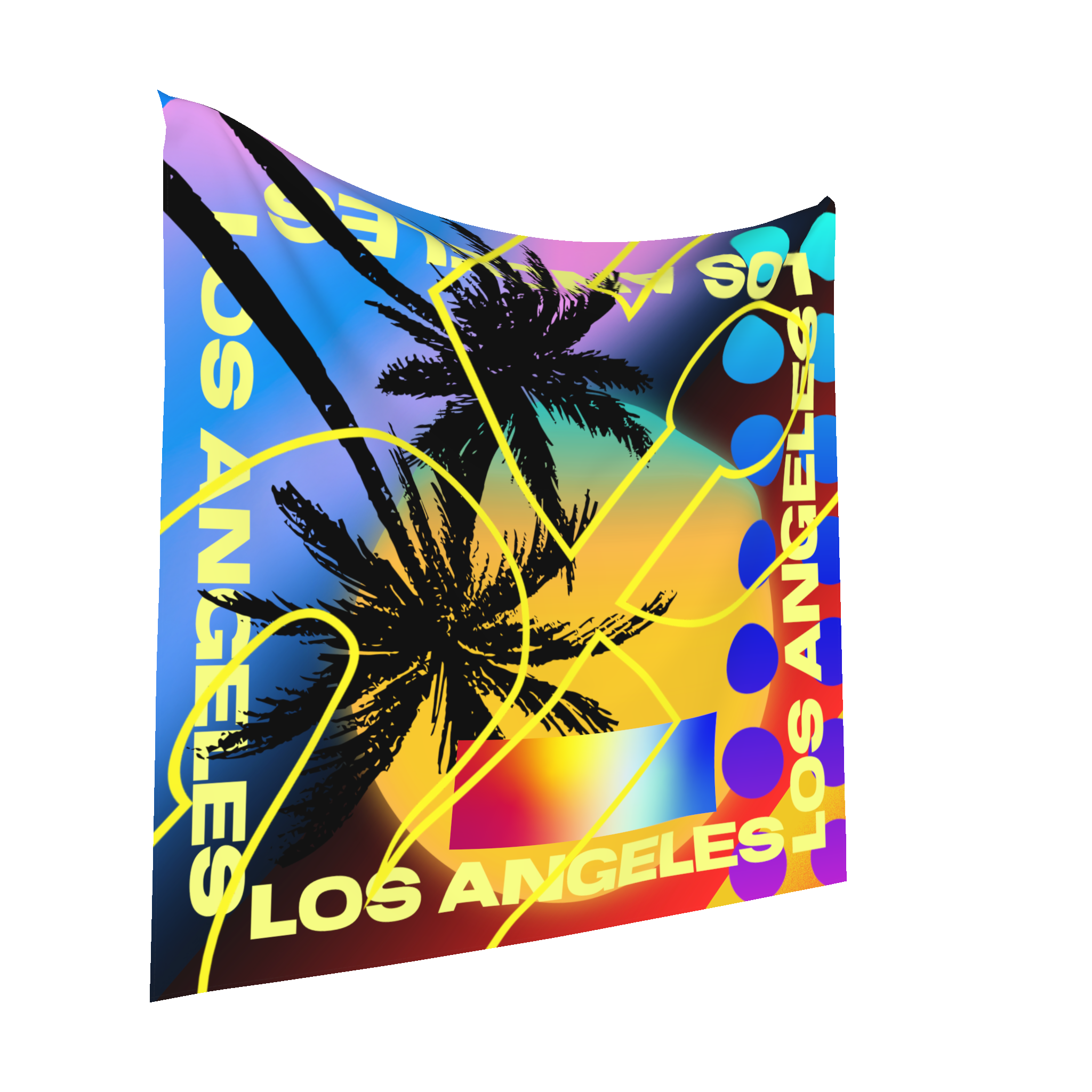 Love for LA Silk Scarf