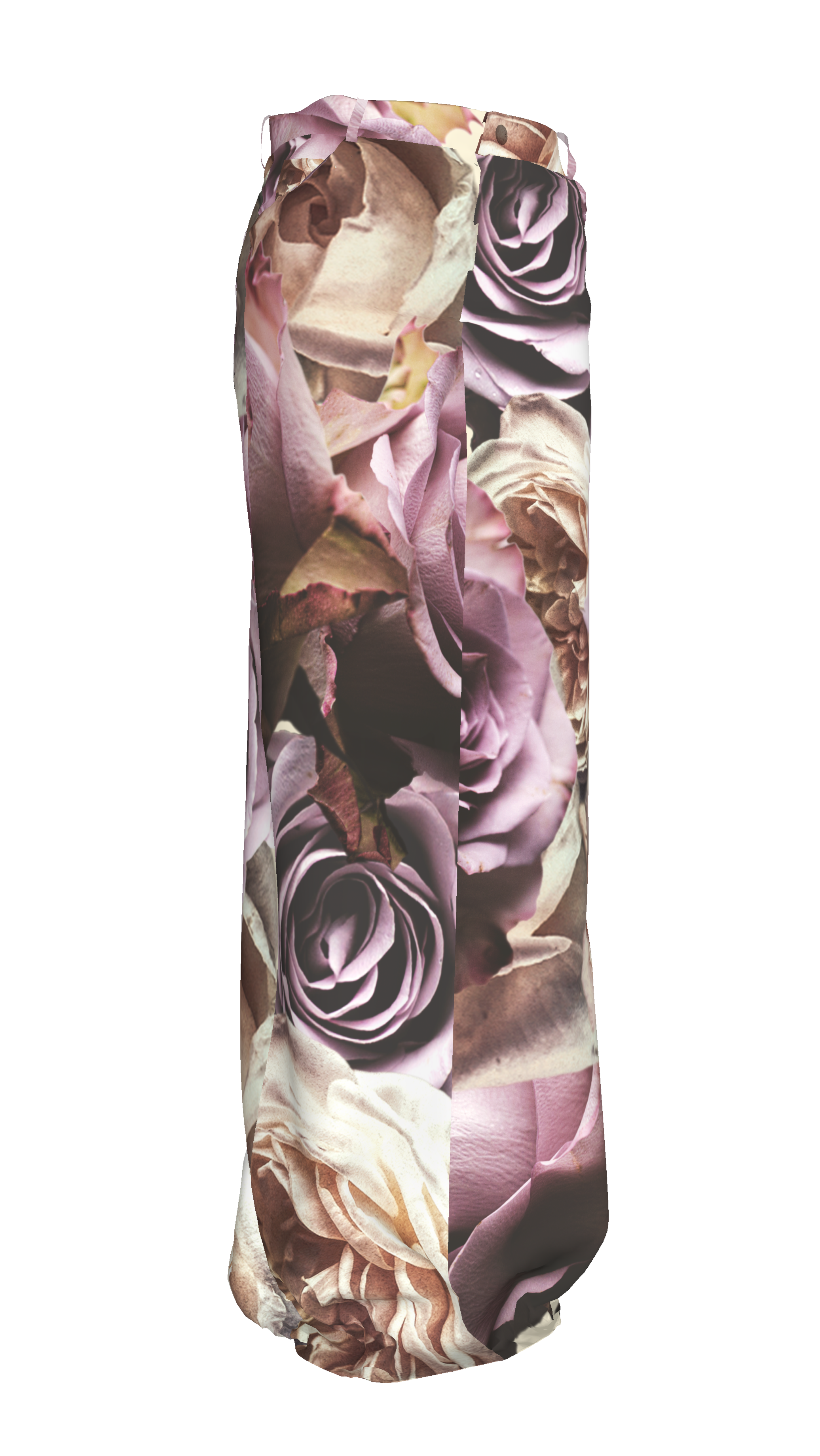 Bouquet Maxi Denim Skirt