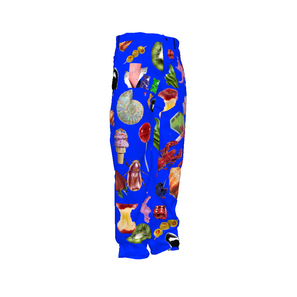 Blue Print Twill Carpenter Pant