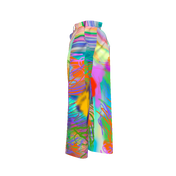 Rainbow Rock Scribble Wide Leg Trousers