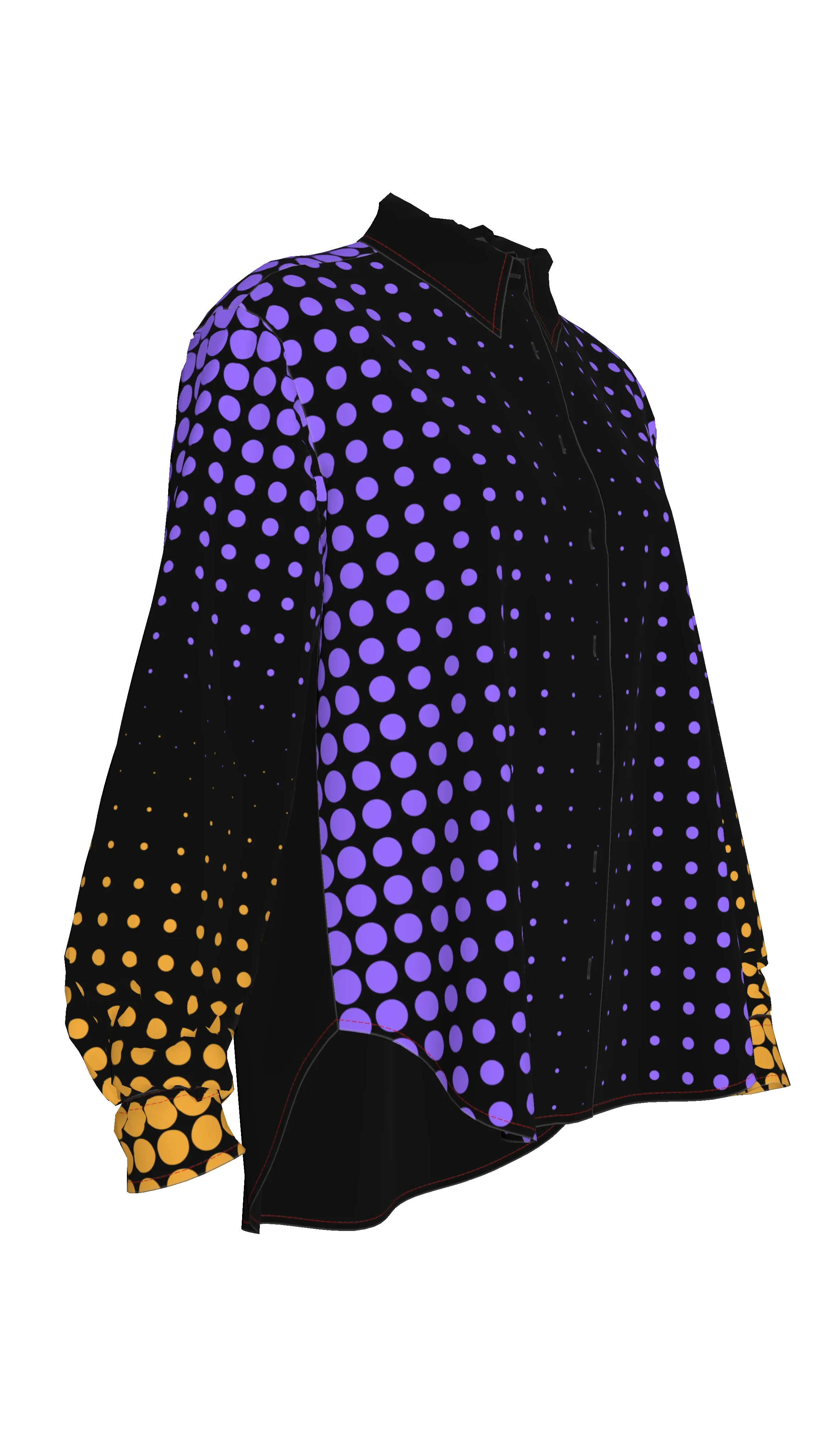 Black Dot Button Up Shirt