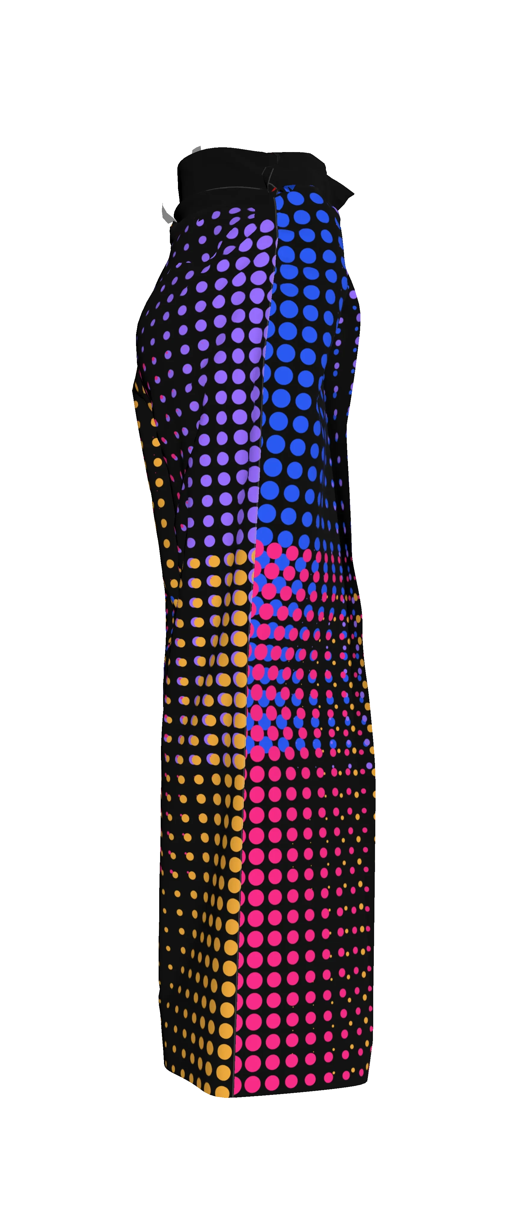 Black Dot Wide Leg Trouser