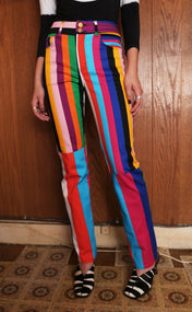 Signal Stripe Flare Jean