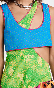 E.T. Dress in Mixed Ditsy Florals
