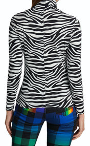Zebra Print Turtleneck