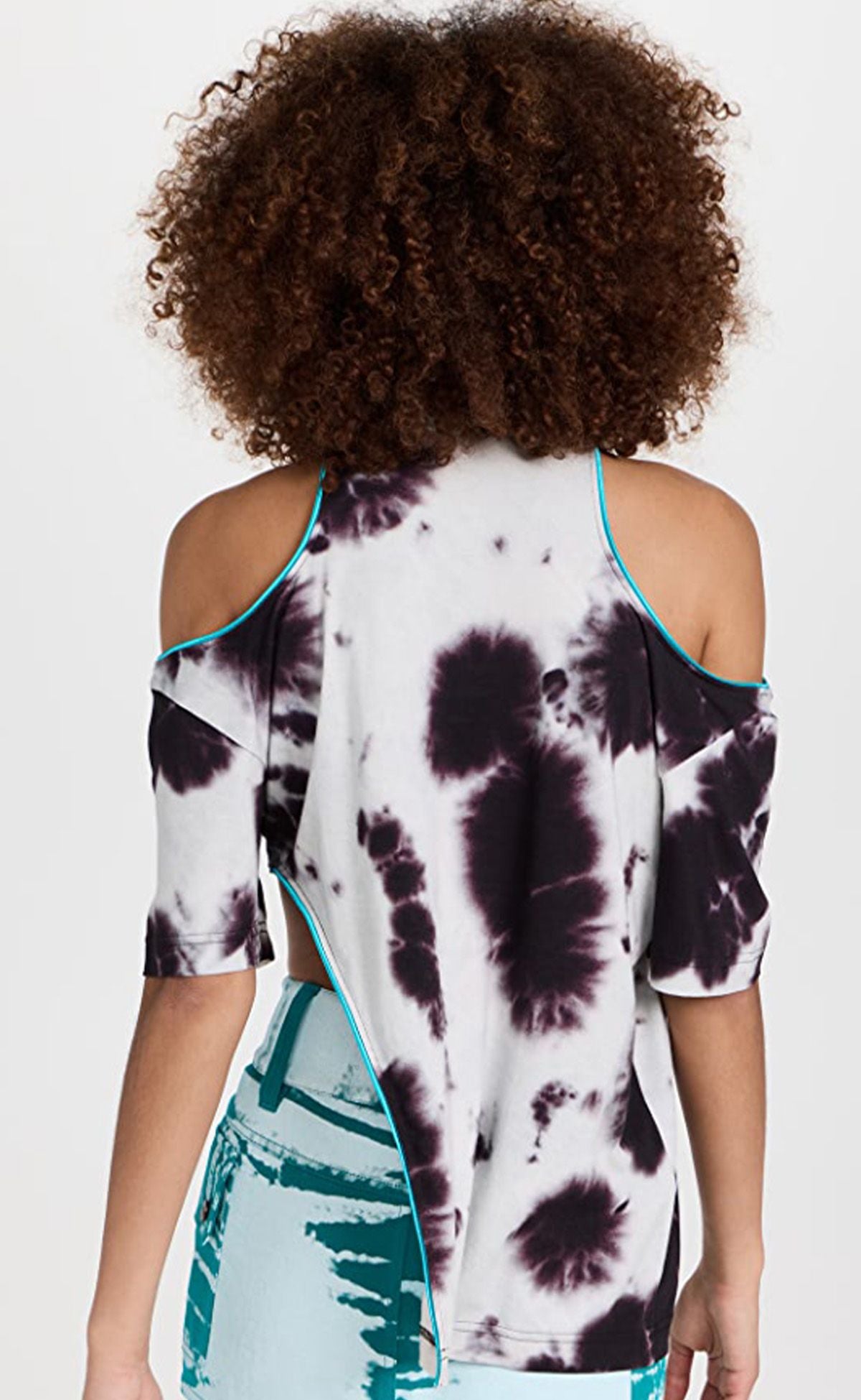 Tie Dye Cut Out Tee
