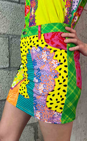 BruceGlen X Gio Swaby Denim Mini Skirt