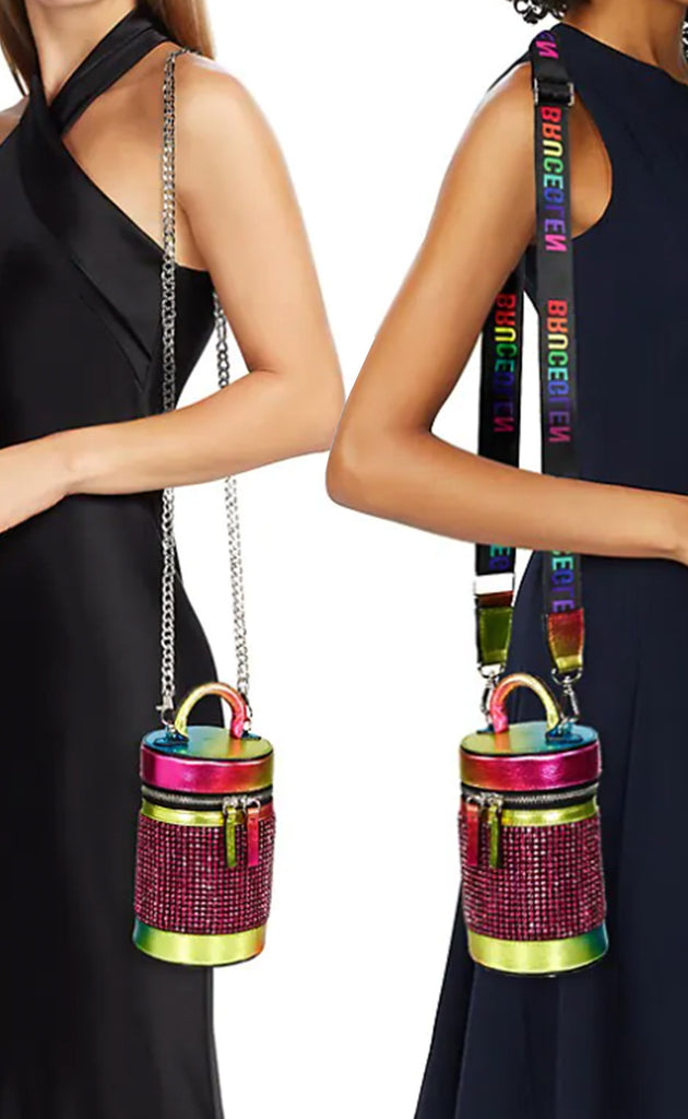 RAINBOW METALLIC SPARKLE CAN BAG