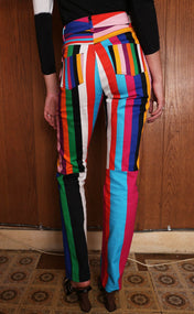 Signal Stripe Flare Jean