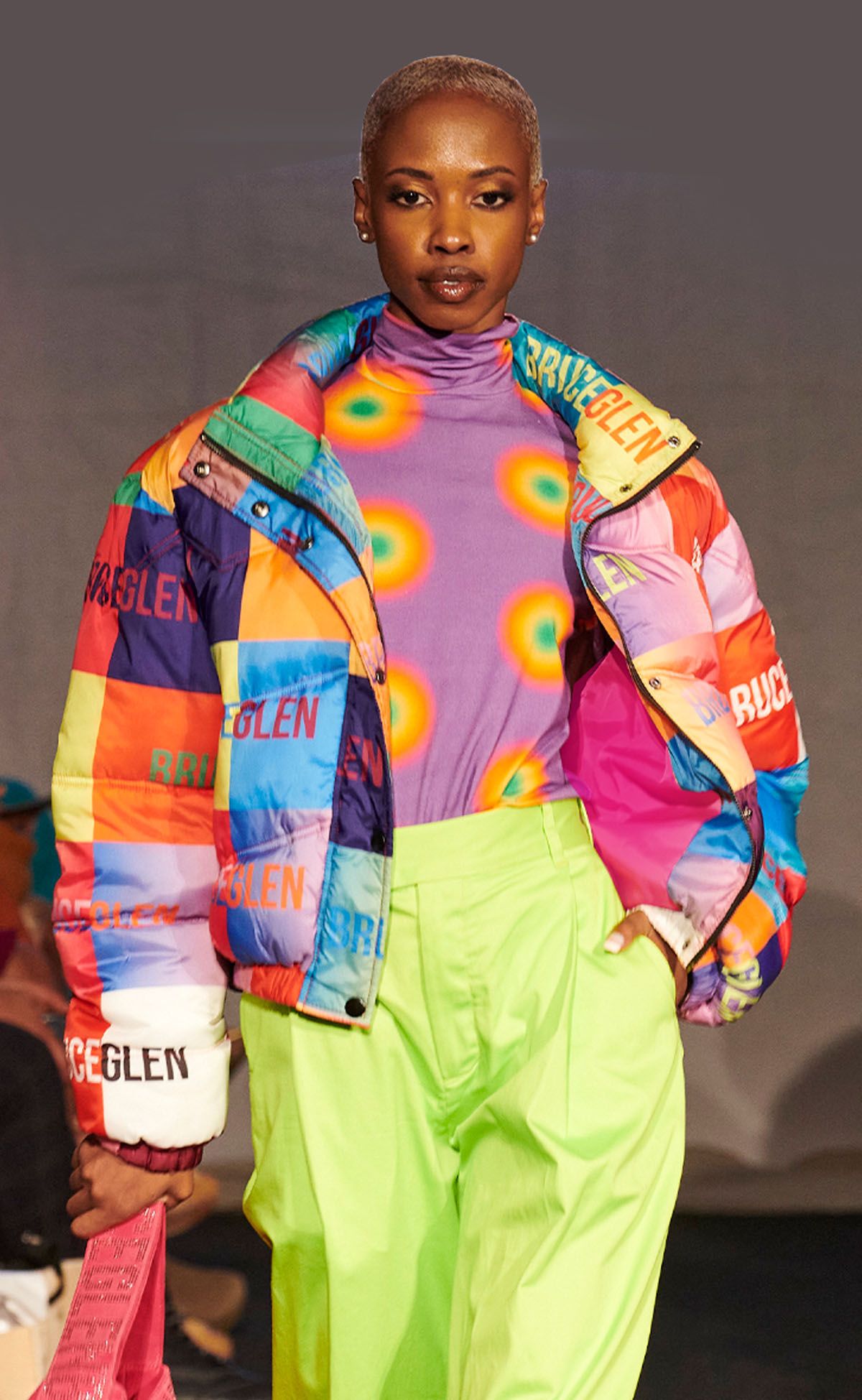 Purple Dot Turtleneck