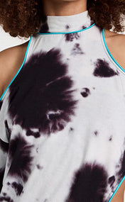 Tie Dye Cut Out Tee