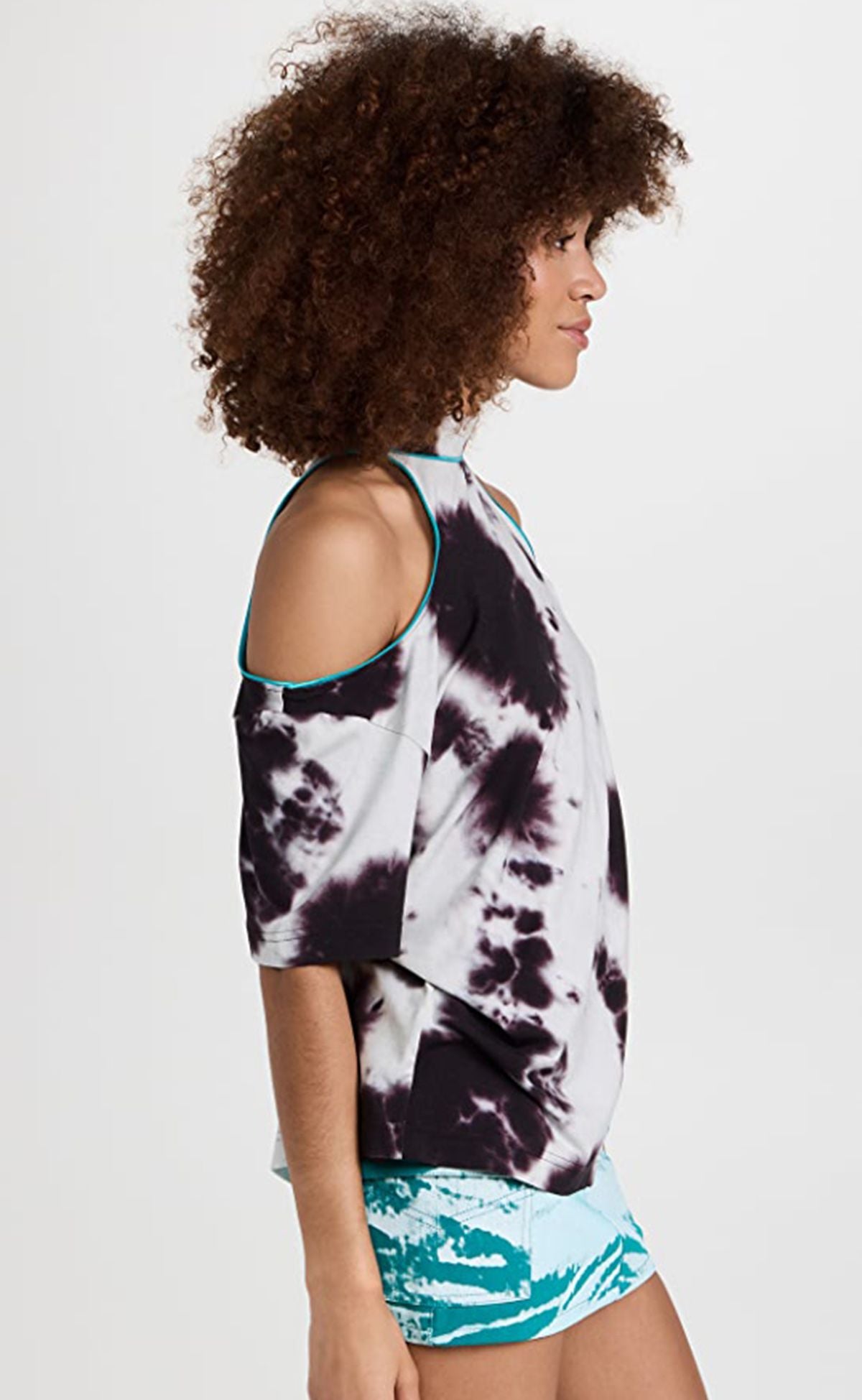 Tie Dye Cut Out Tee