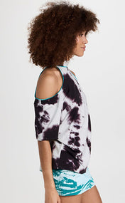 Tie Dye Cut Out Tee