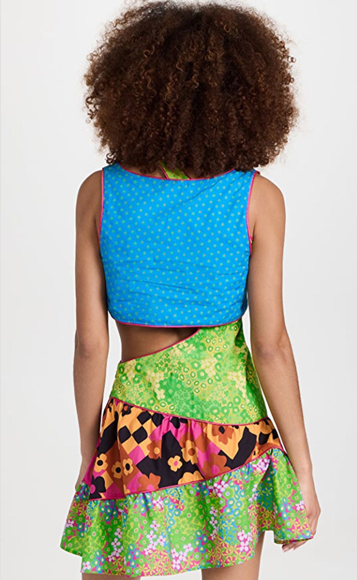 E.T. Dress in Mixed Ditsy Florals