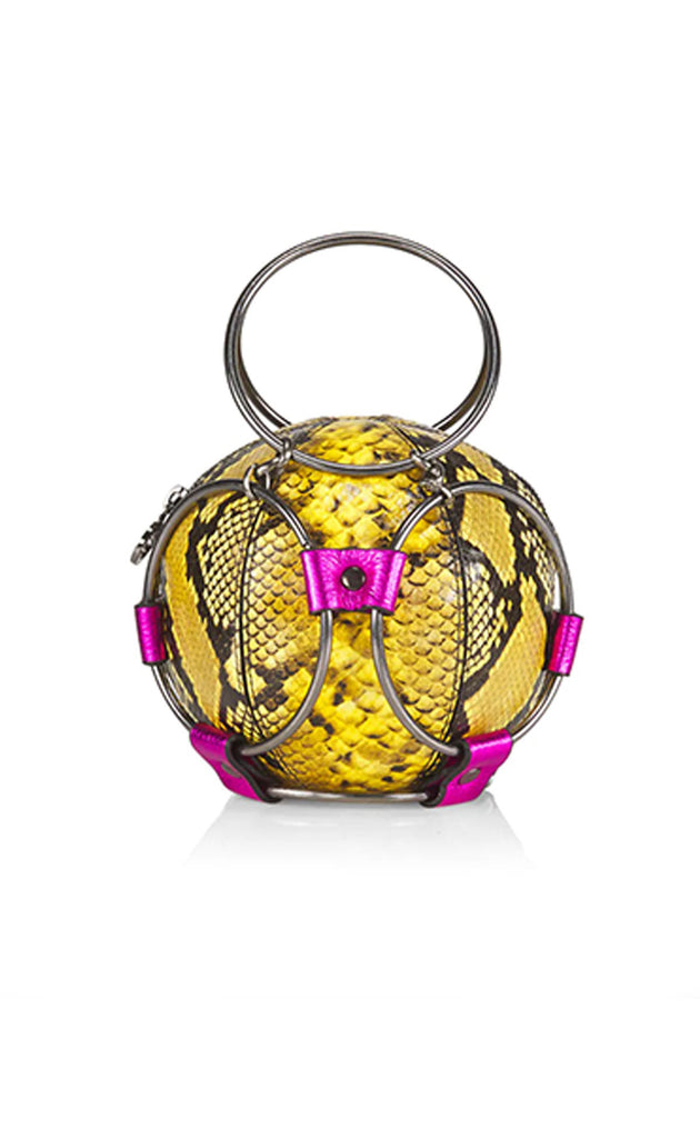 Baller Bag in Yellow Python - Available at Saks.com
